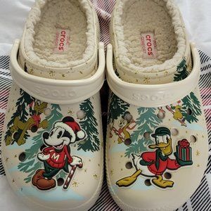 Disney Crocs Clogs - Mickey And Friends Vintage Christmas